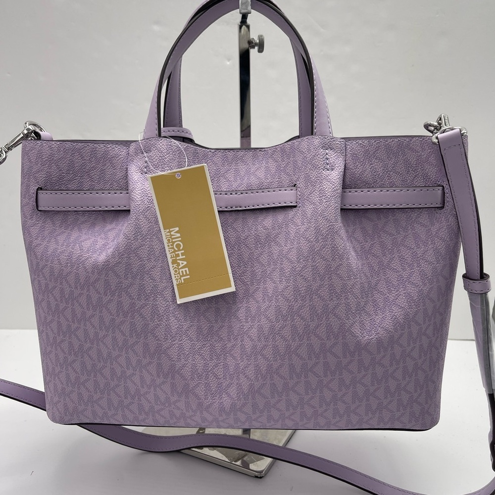 MICHAEL KORS Carson Medium Signature Logo Satchel
Light Quartz
NWT - Picture 6 of 16